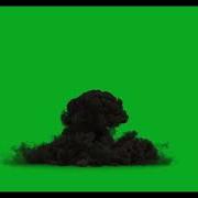 Дым На Зелёном Фоне Взрыв Футаж 1